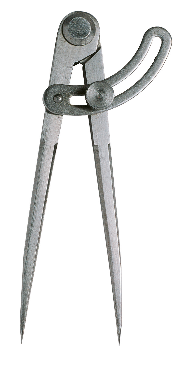 Bogenzirkel mit Nietscharnier DIN 6486