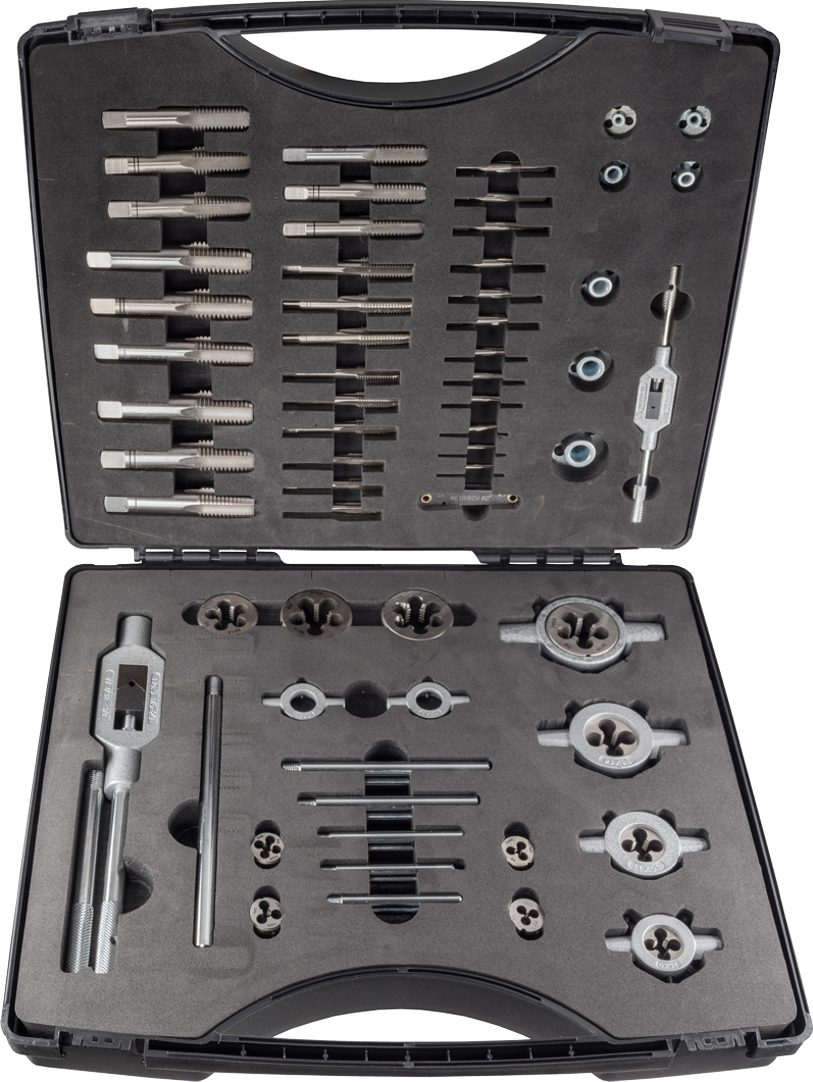 HSS Gewindeschneide-Sortiment, Classic, M3 - M12, DIN 352,Kunstoffkoffer