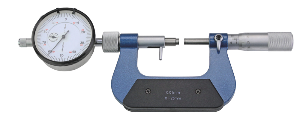 Bügelmessschraube / Mikrometer  mit Messuhr