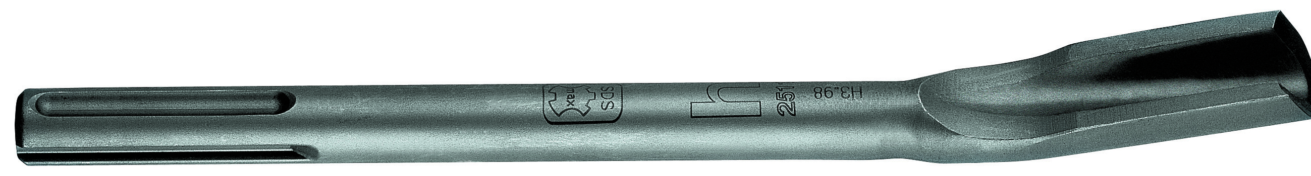 SDS-Max Hohlmeißel, 300 x 25 mm, Länge: 300, Breite: 25 mm, Schaft 18 mm