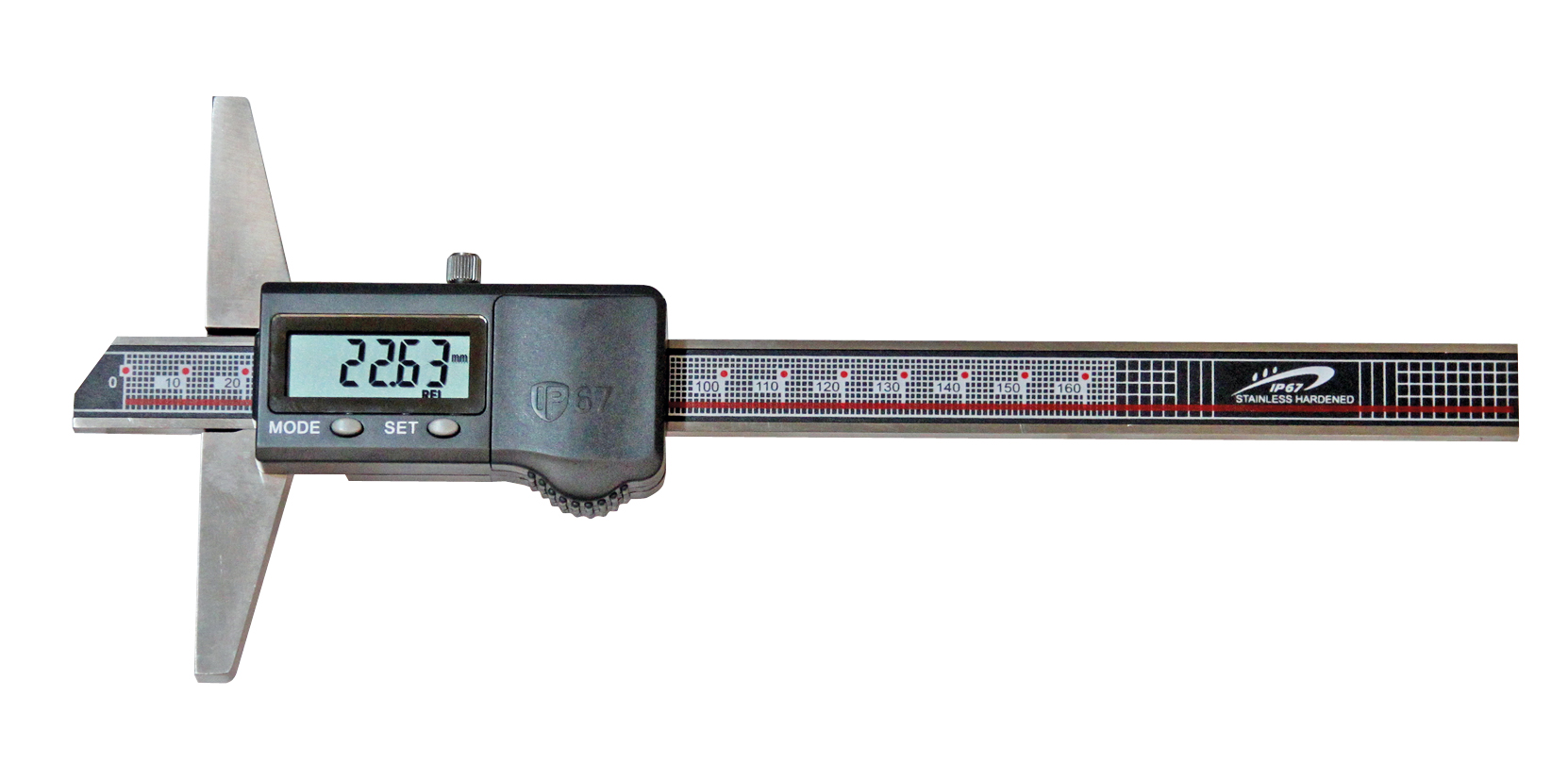 Digital-Tiefen-Messschieber, Metallgehäuse