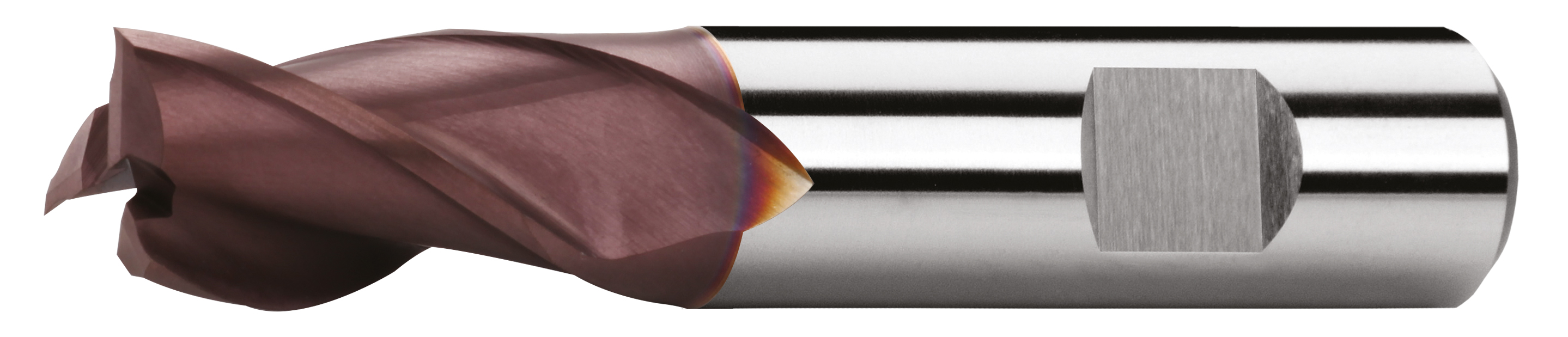 HSS-Co8 PROFI Schaftfräser DIN 844, Typ N, TIALN-beschichtet