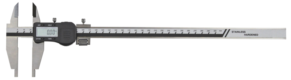 Digital-Werkstatt-Messschieber / Schieblehre mit Spitzen u. Feineinstellung