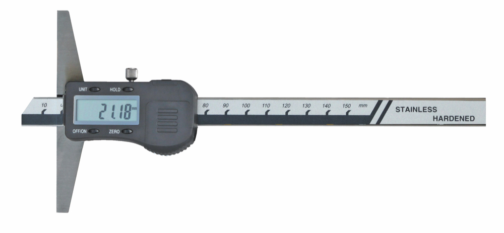 Digital-Tiefen-Messschieber / Schieblehre, Schwarz