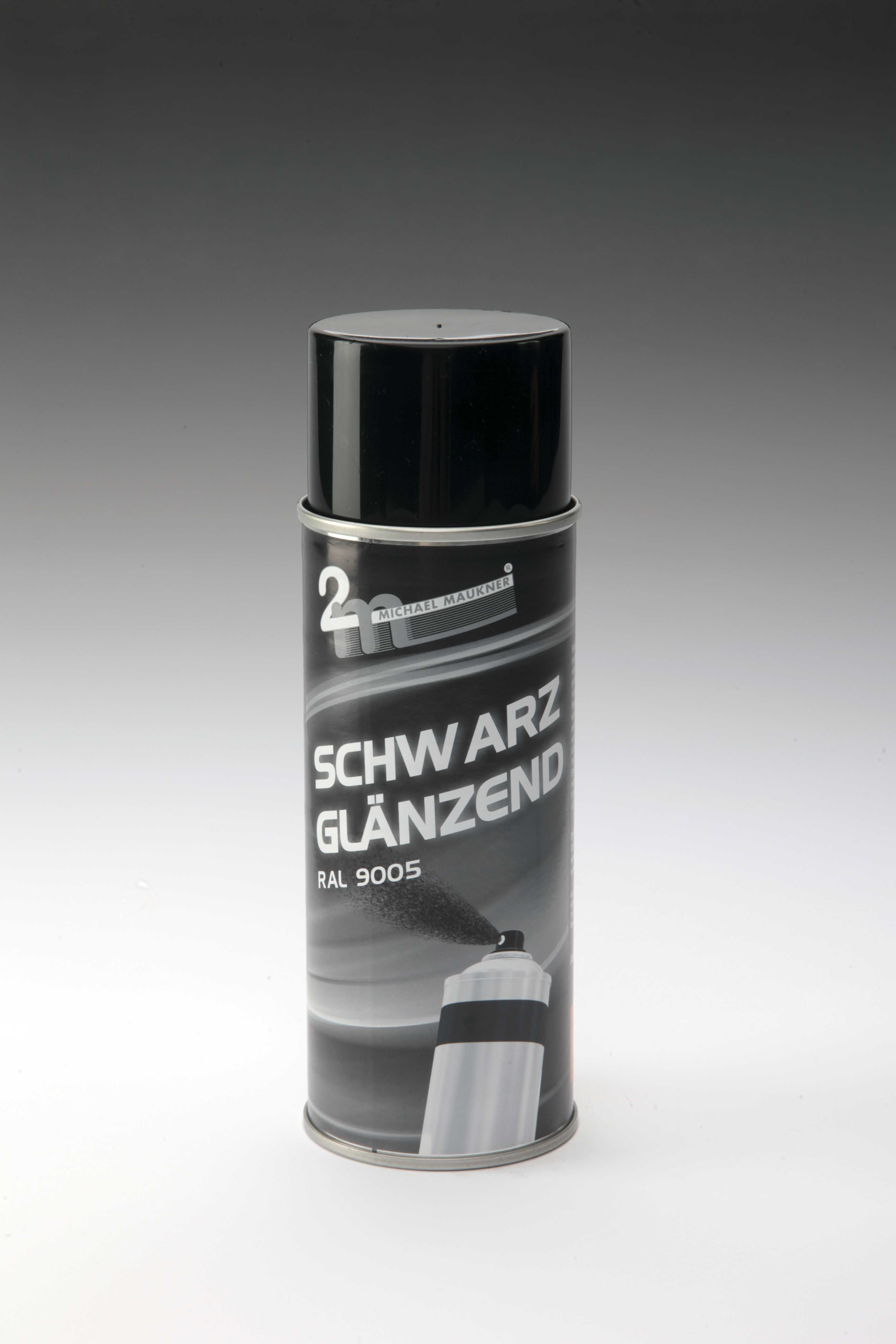 Schwarz-Glänzend RAL 9005, hochglänzender Qualitätslack, Untergründe aller Art, für innen und außen