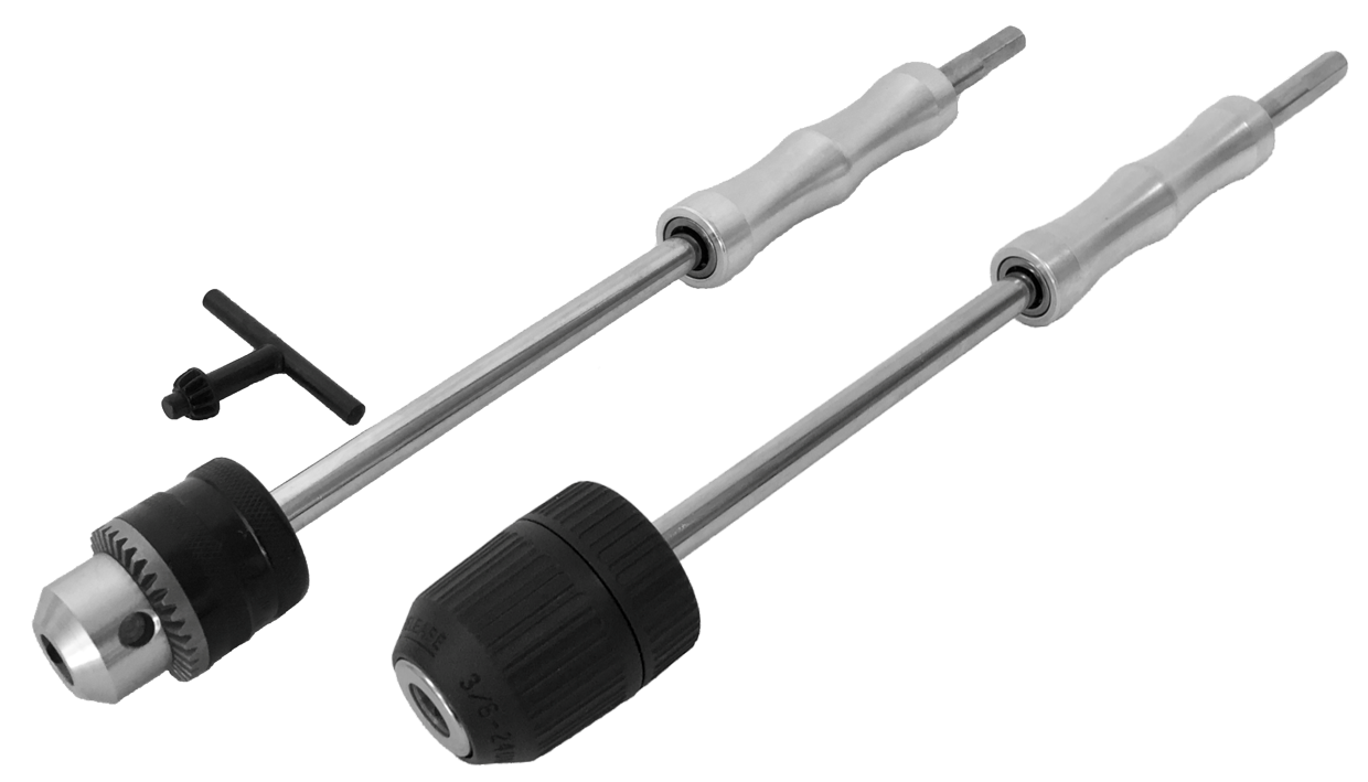 Bohrfutterverlängerung 300 mm, mit Schnellspannbohrfutter 1,5 - 10 mm
