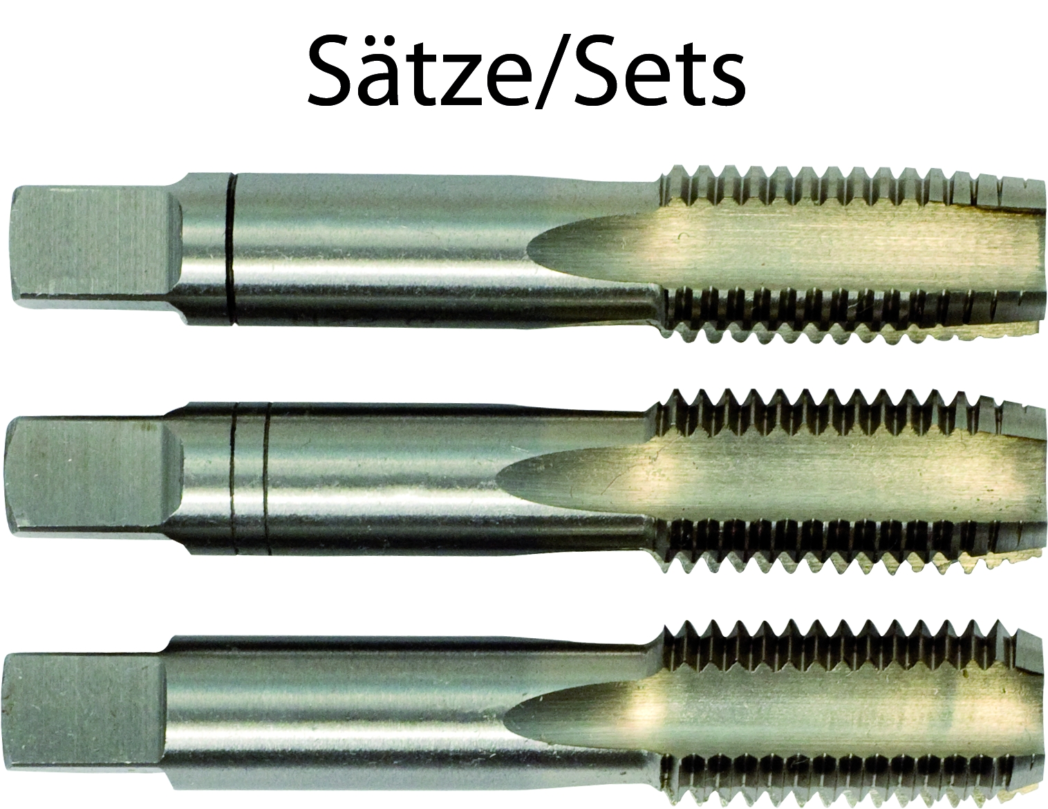 HSSG-STANDARD-Handgewinde DIN 352, 3-teiliger Satz,bohrer DIN 352,Links