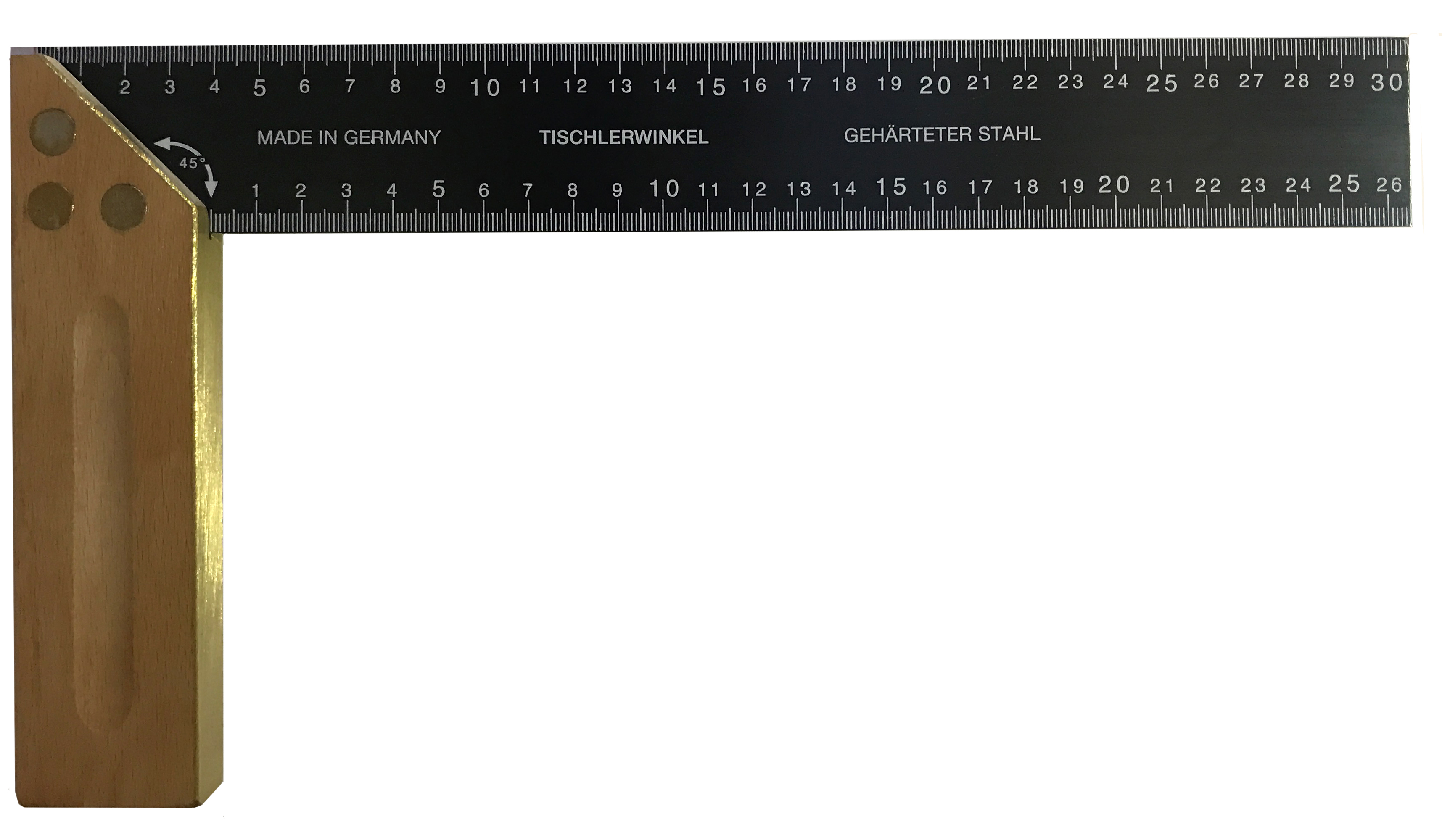 Schreinerwinkel mit Buchenholzschenkel