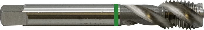 Maschinengewindebohrer DIN 376, HSS-Co5 - Grünring Form C, (12-36mm)