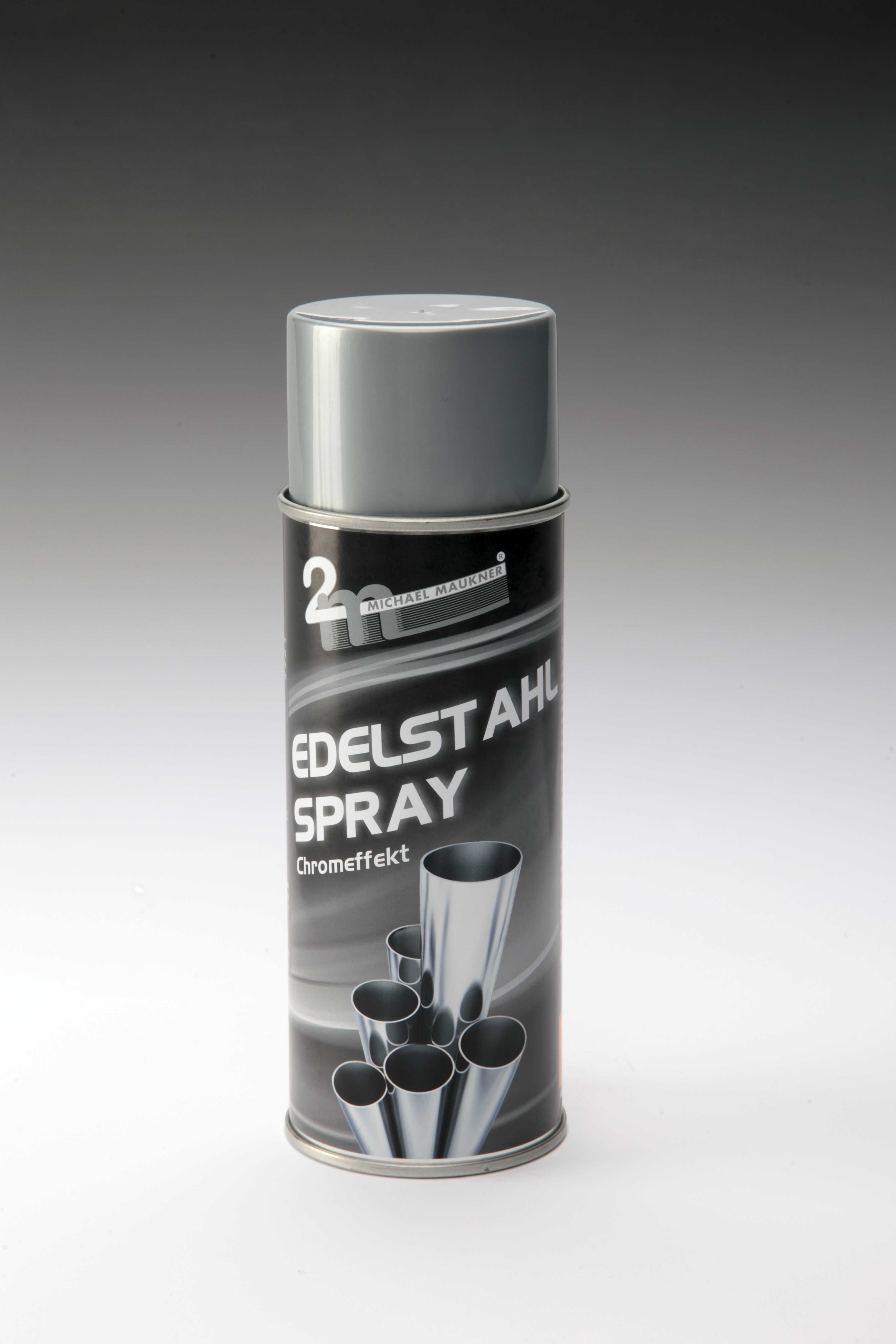 Edelstahlspray, schnelltrocknender Lack mit Chromeffekt, haftet auf Metall, Papier, Holz, Stein