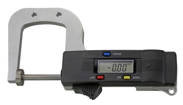 Digital-Dicken-Messgerät, Ablesung 0,01 mm oder 0,0005” , Ausladung 50mm