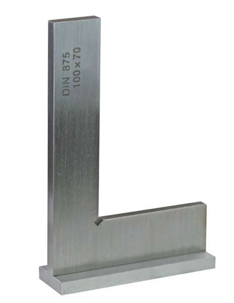 Stahl-Winkel, Normalstahl, mit Anschlag DIN 875/1