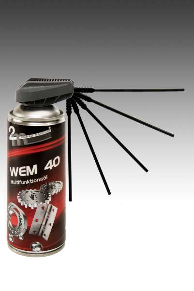 WEM 40 Multifunktionsöl mit Multikopf, Schmierung, Reinigung, Rostlösung, Kontaktverbesserung
