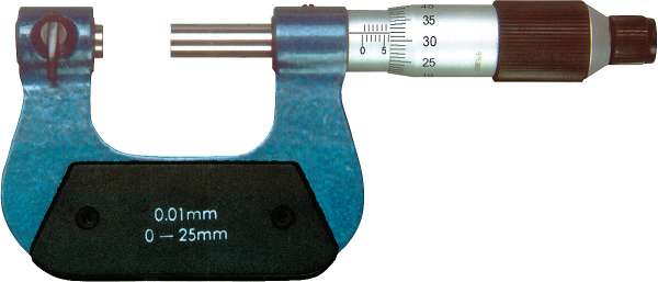 Messschrauben / Mikrometer mit auswechselbaren Einsätzen, Messspindel nicht drehend ø 6,5 mm