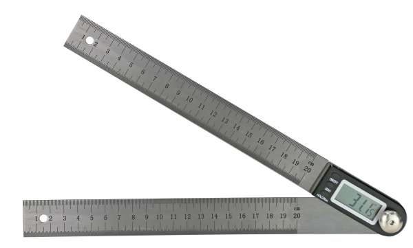 Digital-Gradmesser, Stellwinkel, direkte Ablesung 0 - 360°, 0,1° (200-300 mm)