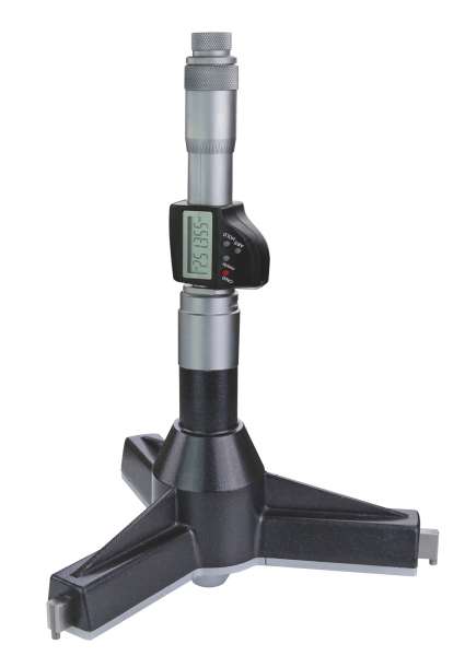 Digital-Dreipunkt-Innen-Messschraube / Mikrometer, 100 - 350 mm, für Durchgangsbohrungen