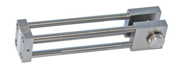 Endmaß-Verlängerung-Verbinder für Endmaße ab 125 mm mit Endmaßen unter 100 mm