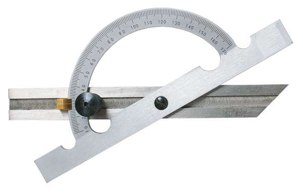 Gradmesser aus Stahl, mattverchromt (100-300 mm)
